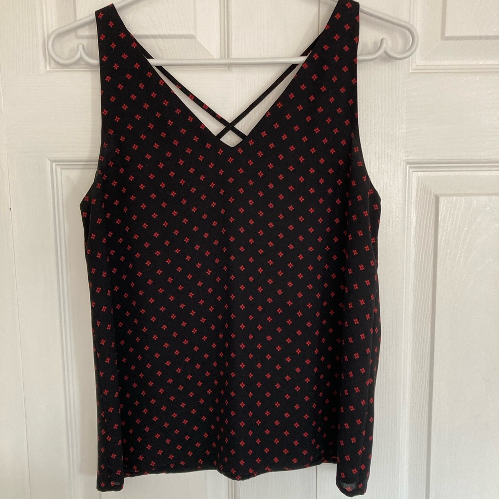 Elegant Black and Red Women's Camisole